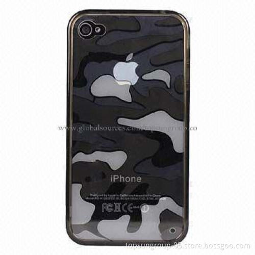 Cellphone Case for 5S/4/4S, Camouflage Pattern, Made of TPU Material, New Design Camouflage Cover